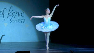 image of dancer, ballet, live show, video